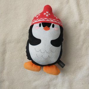 Fringe Penguin Squeaky Dog Toy